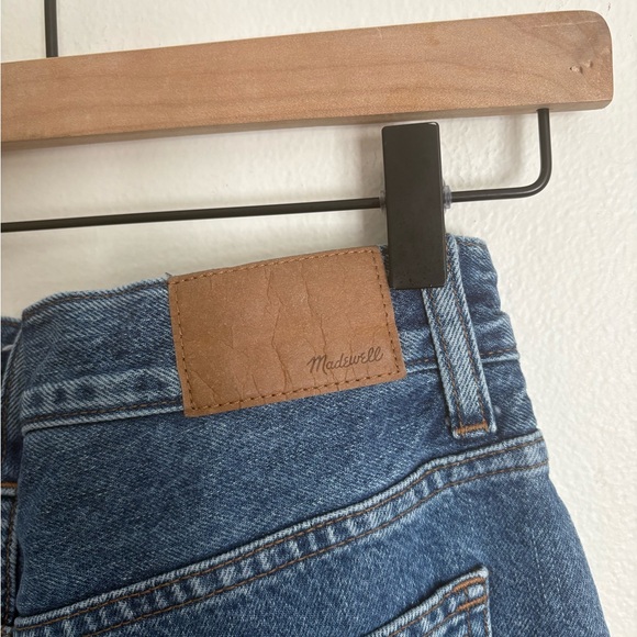 Madewell Low Slung Straight Button Fly Classic Blue Denim Jeans Women’s 29 EUC - Picture 7 of 9